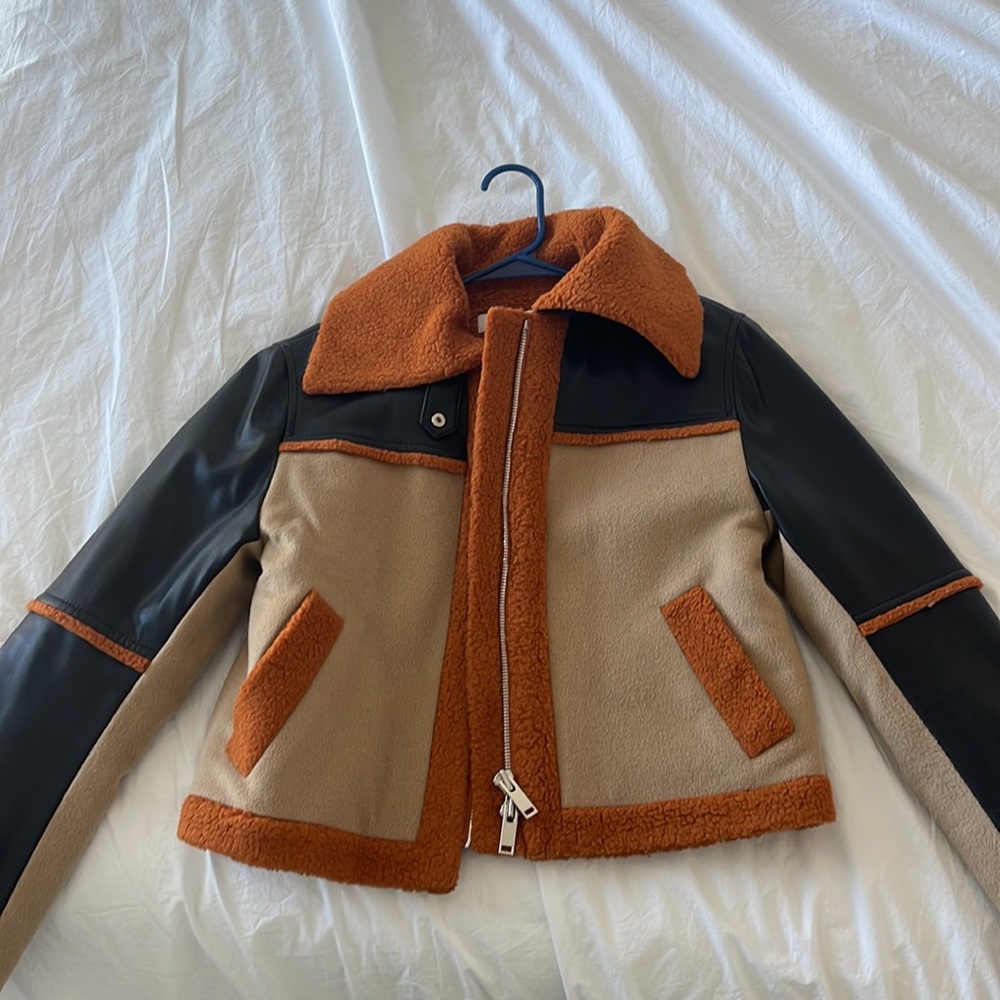 Jonathan Simkhai
Adelynn Color Block Sherpa Jacket - Picture 8 of 11